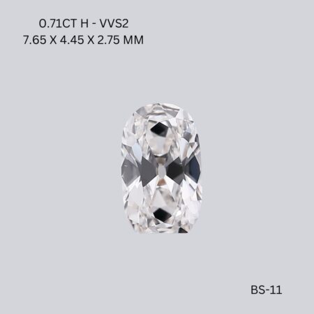 0.71 CT H VVS2 CUSHION diamond Fancy Shape