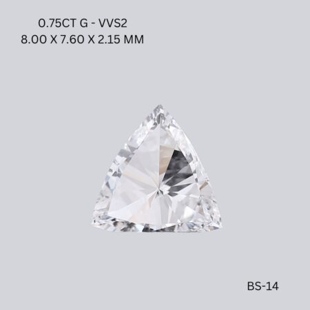 0.75 CT G VVS2 TRILLIANT diamond Fancy Shape
