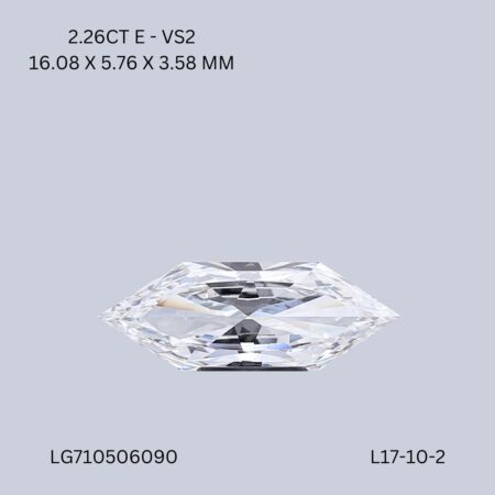 2.26 CT E VS2 HEXAGONAL diamond Fancy Shape