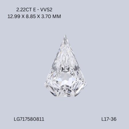 2.22 CT E VVS2 DIAMOND diamond Fancy Shape