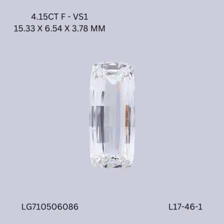 4.15 CT F VS1 CUSHION diamond Fancy Shape