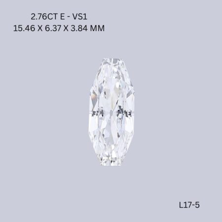 2.76 CT E VS1 OCTAGONE diamond Fancy Shape