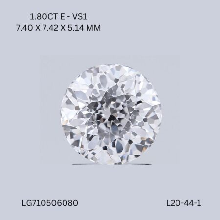 1.80 CT E VS1 ROUND diamond Fancy Shape