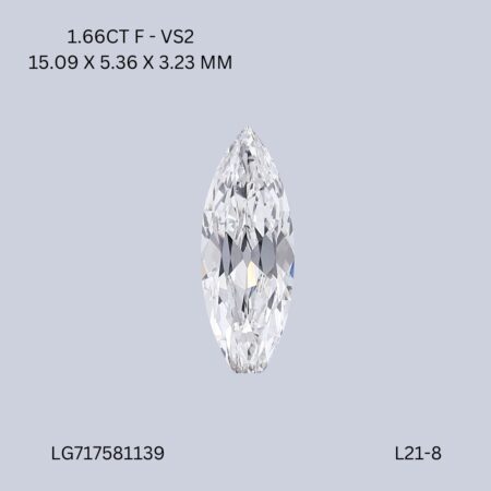 1.66 CT F VS2 MARQUISE diamond Fancy Shape