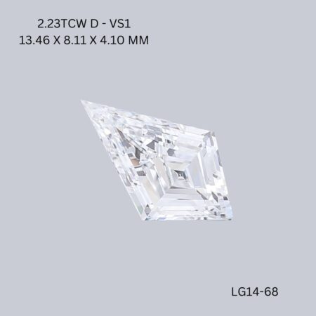 2.23 CT D VS1 KITE diamond Fancy Shape