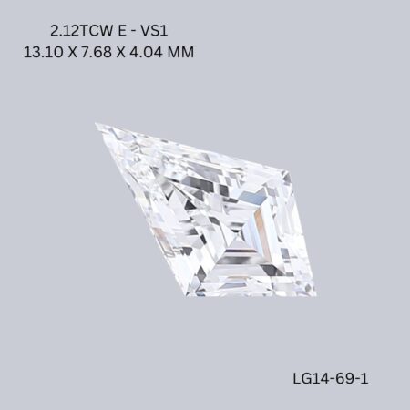 2.12 CT E VS1 KITE diamond Fancy Shape