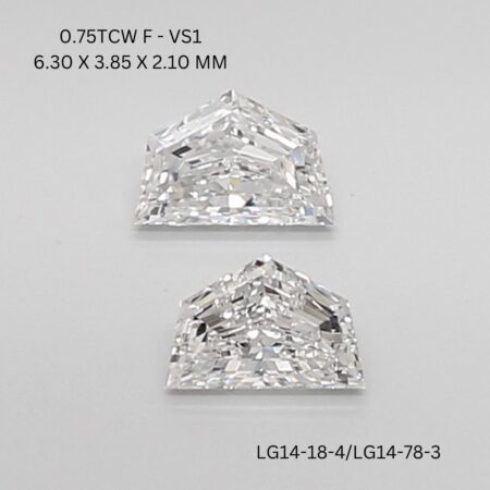 0.75 CT F VS1 CADILLAC diamond Matching Pair