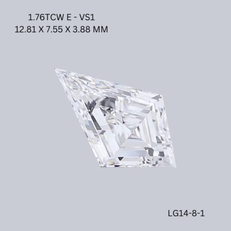 1.76 CT E VS1 KITE diamond Fancy Shape