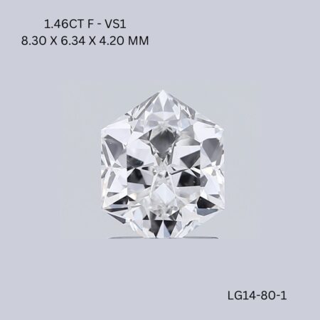 1.46 CT F VS1 HEXAGONAL diamond Fancy Shape