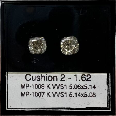 1.62CT Cushion Natural Diamond