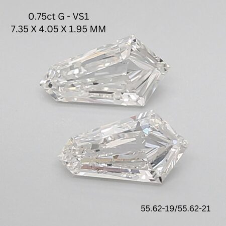 0.39 CT G VS2 SHIELD diamond Fancy Shape
