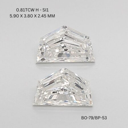 0.81 CT H SI1 CADILLAC diamond Pairs Inventory