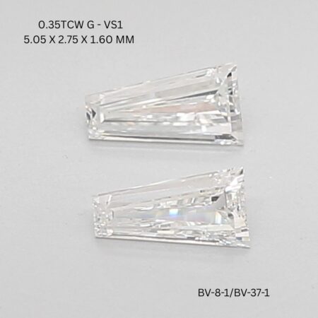 0.35 CT G VS1 TAPER diamond Pairs Inventory