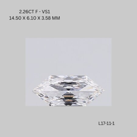 2.26 CT F VS1 HEXAGONAL diamond Fancy Shape