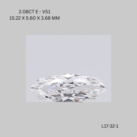 2.08 CT E VS1 OCTAGONE diamond Fancy Shape