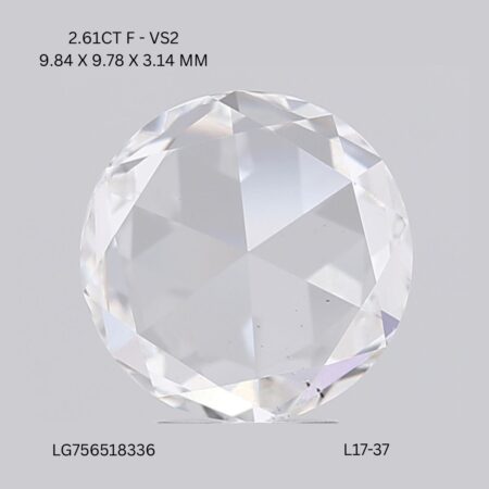 2.61 CT F VS2 ROUND diamond Fancy Shape