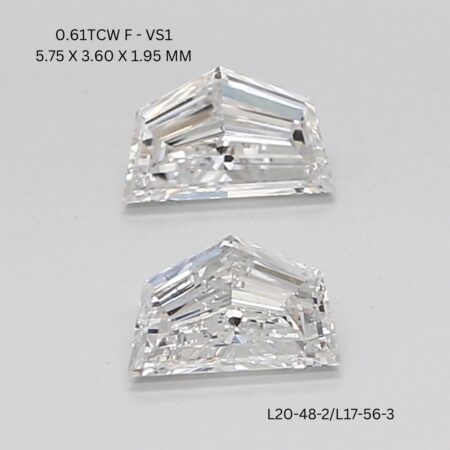 0.61 CT F VS1 CADILLAC diamond Pairs Inventory