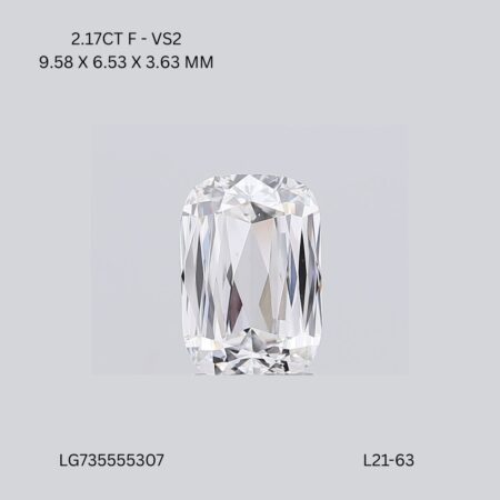 2.17 CT F VS2 ASHOKA diamond Fancy Shape