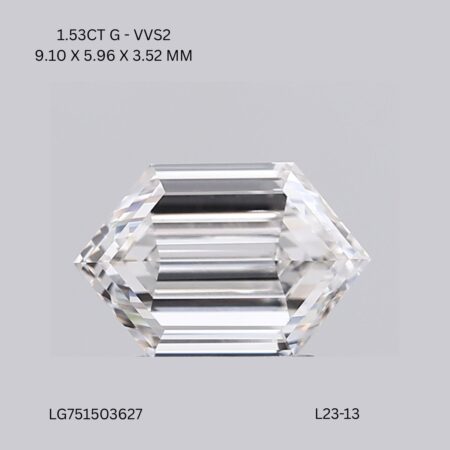 1.53 CT G VVS2 HEXAGONAL diamond Fancy Shape